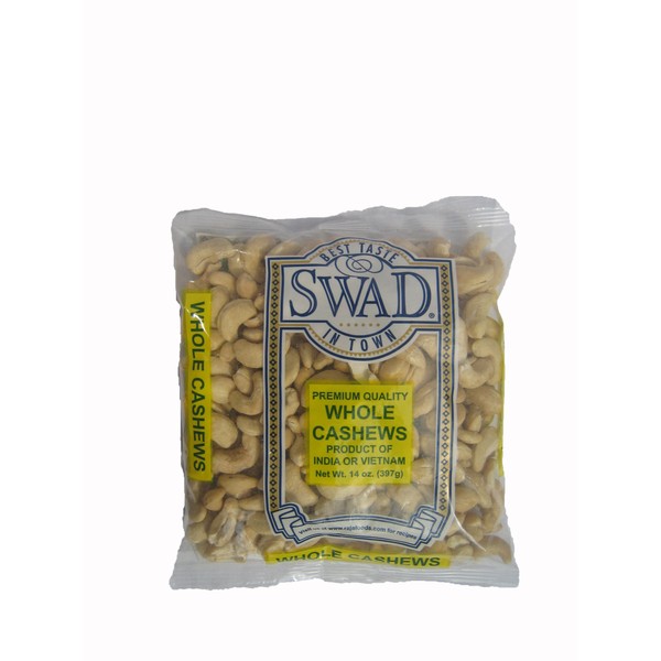 Swad Whole Raw Cashews (14 Fl. Oz.)