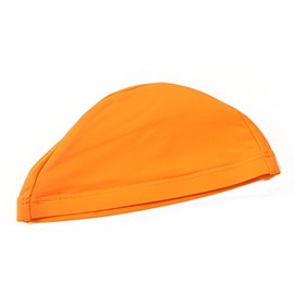 LE MODE de Toi Swim Cap, Made in Japan, For Children and Adults, 4 Sizes, SS S, M, L (L(21.3 - 23.2 inches (54 - 59 cm), Orange)