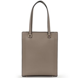 ANDSHIN Vertical Tote Bag, Lightweight A4 Large Capacity Women's Bag with Zipper, Commute Bag A0019, Oak