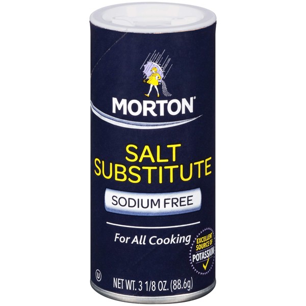 Morton Salt Substitute, 3.125 Ounce (Pack of 6)