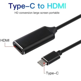USB C to HDMI Adapter 4K@60Hz, HDMI to USB C Adapter (Gold-Plated, Aluminium Shell) Thunderbolt 3/4 to HDMI Adapter, USB C HDMI Compatible with Samsuning S8-S23 & other USB 3.1 Type-C port computers