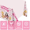 2Pcs Demon Tablecloth Disposable Tablecover Slayer Birthday Party Supplies and