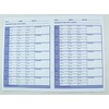 Hygi First Temperature Log Book A5 for recording appliance temperatures