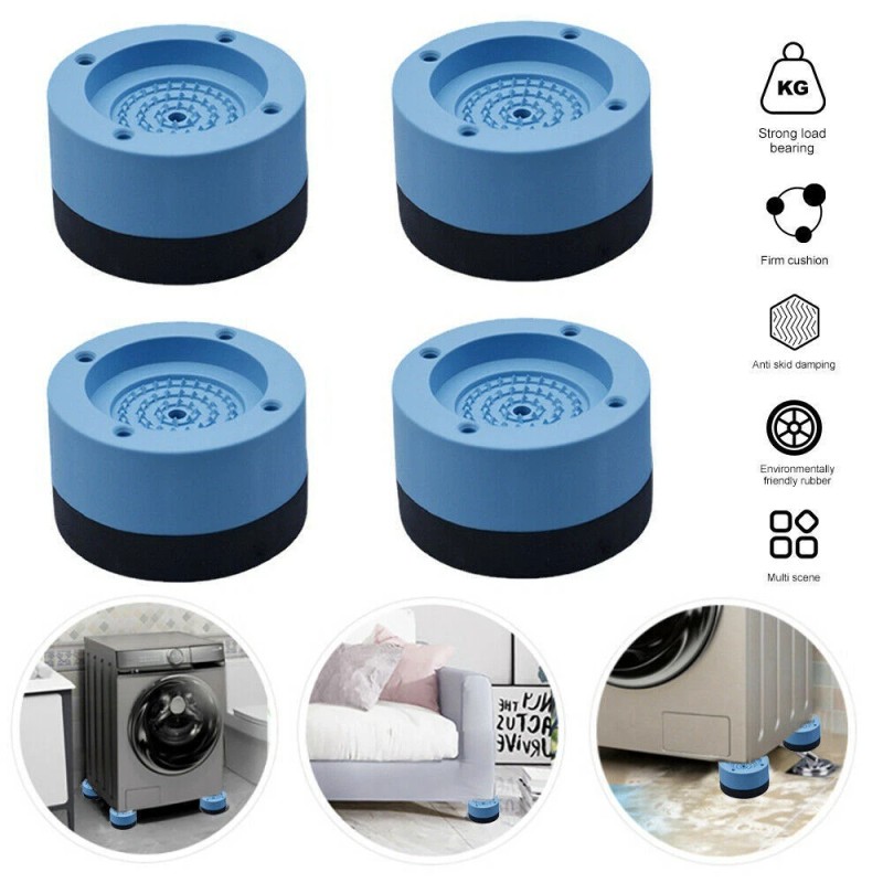 Universal 8PCS Shock and Noise Cancelling Washing Machine Dryer Anti