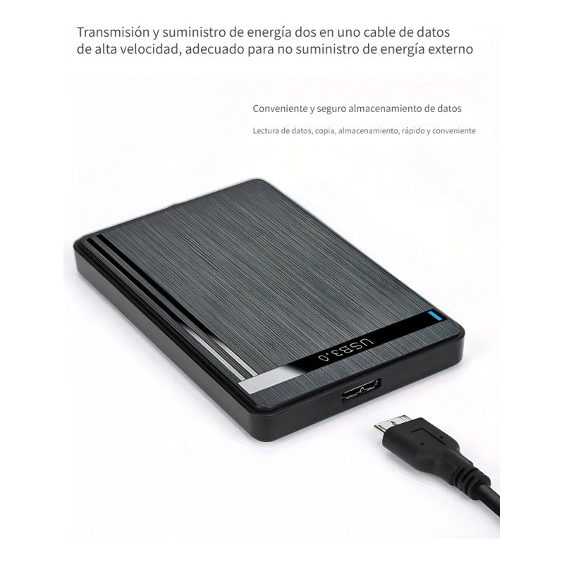 Jeeyee Carcasa De Disco Duro Caja Case Externo Portátil Usb