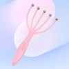 Handy Scalp Gua Sha Massager for Circulation and Relaxation Pink 8ea