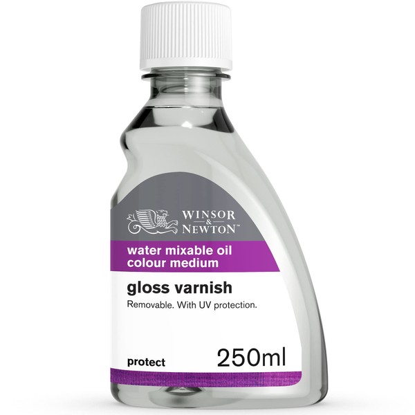 Winsor & Newton 3039721 Artisan Öl - Firnis für wassermischbare Ölfarben - Glanz Firnis, 250ml Flasche