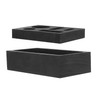 UTHCLO 2pcs Graphite Ingot Mold Casting Crucibles for Melting and