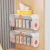 Wall Mounted Underwear Storage Box Punch Free Transparent Underwear Rack
