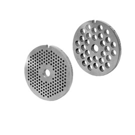 Wolfcut Perforated Disc Set with 3.0 mm + 6.0 mm Bores - Compatible with Jupiter Meat Mincer Size 7 - Bosch Size 7 - Alexanderwerk Size 7