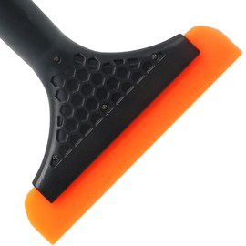 Seimneire 6 Inch Car Window Squeegee Silicone Squeegee, Auto Window Squeegee Small Windshield Squeegee, Tile Squeegee Mirror Squeegee Shower Squeegee for Glass Doors (Black Handle)