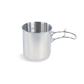Tatonka - Tazza in Acciaio Inox con Manico Pieghevole, 600 Ml