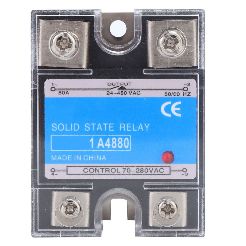 Single Phase Solid State Relay 70-280VAC Input 24-480VAC Load AC