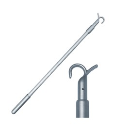 1 Pcs Telescopic Draw Rod for Cordless Blinds Zebra Blinds Honeycomb Blinds Draw Wand to Pull and Push The Shades Down and Up Roller Shade Replacement Part with Hook 13''-24''