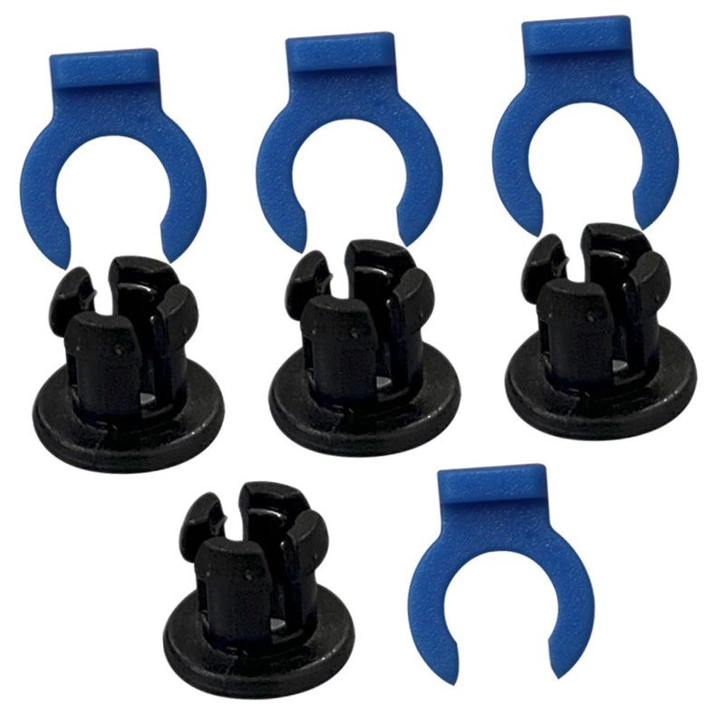 Baluue 5sets Printer Hotend Clip and Collet Tube Coupling for