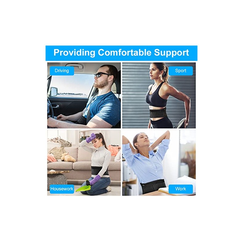 ACWOO Heated Back Support Belt, Self Heating Lower Back Support