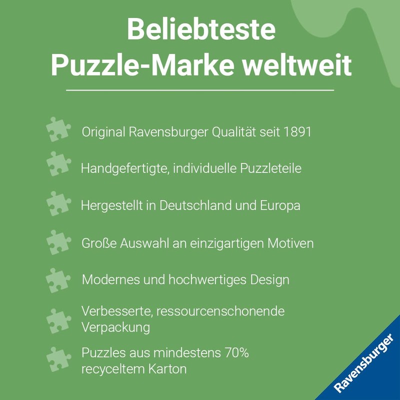 Ravensburger Puzzle 12000780 - Bicycle and Flowers in Amsterdam -