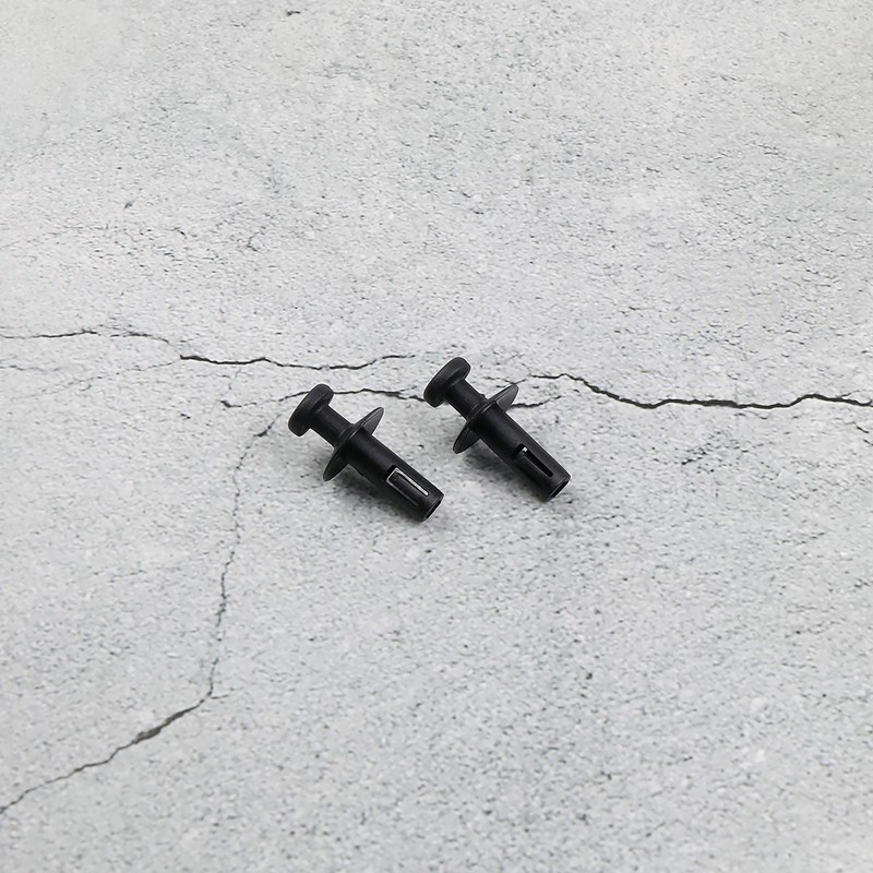 eMagTech 2pcs Black Plastic Trim Panel Shelf Fastener Car Rear