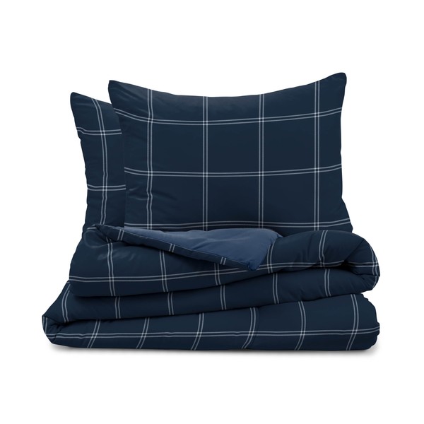 Martex 2-Piece Reversible Comforter Set – Twin Comforter Set –