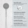 Pfister HydroFuse Handheld Shower Head, Hose Included, Magnetic Docking, 6-Function,