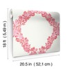 Scalamandre Valentino Wreath Peel & Stick Wallpaper, Pink