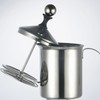 400cc Manual Milk Creamer Frother Double Layer Filter Stainless Steel