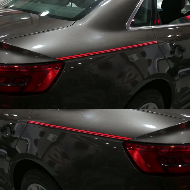 Pinstripe Tape Car Body Side Stripe Decal Waistline Sticker Auto