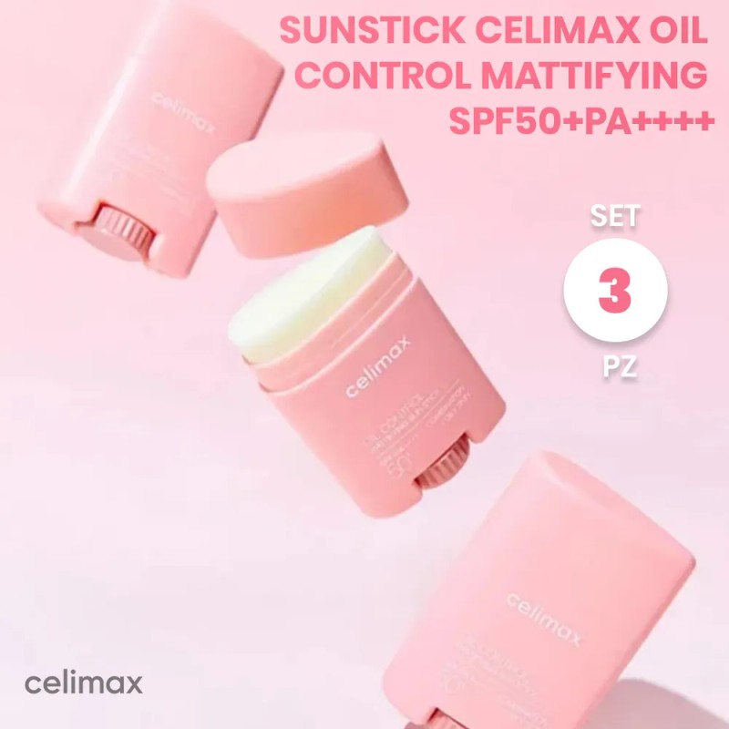 Set 3pz Celimax Sunstick Oil Control Mattifying Spf50+pa++++