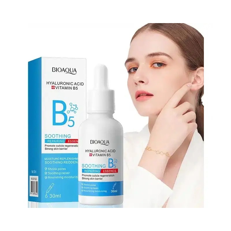 Bioaqua Sérum Vitamina B5 y Ácido Hialurónico, Antiarrugas, Piel Mixta