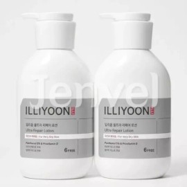 Illiyoon 일리윤 울트라 리페어 바디로션 528ml 2개 끈적임 적은 로션 피부장벽강화 Elizylon Ultra Repair Body Lotion 528ml 2pcs Non-Sticky Moisturizer Skin Barrier Strengthening [528ml x 2 pieces]