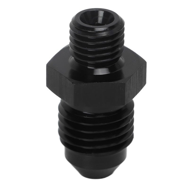 1 Pair AN4 to M8 Oil Cooler Fitting Adapter Black