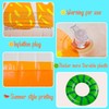 LATERN 7Pcs Fruit Inflatable Pool Floats, 4Pcs 75CM Watermelon Kiwi