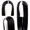 200% Density V Part Wig Human Hair Straight Human Hair