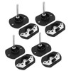 Cionyce 4 conectores de sofá seccionales, conector de muebles estilo