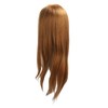 Hairdressing Mannequin Head 85 Percent Real Hair Flexible Multipurpose Hair