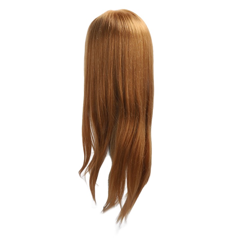 Hairdressing Mannequin Head 85 Percent Real Hair Flexible Multipurpose Hair