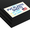 KastLite Black Expanded PVC Moldable Plastic Sheeting - 1/4" Thick Nominal 36x48 Inch Thermoplastic Rigid Foam Board - Waterproof Flexible Plastic Sheets for Crafts Models & Office Projects, 1PC