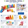 Montessori-Inspired Farm Train Toy for Toddlers – Counting, Matching &