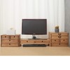 Kirigen Wood Desktop Storage Cabinet/Workspace Document Office necessity Organizer with
