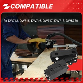 606056-00 Miter Saw Trigger Power Switch N548978 Replacement Part for Dewalt DW712 DW715 DW716 DW717 DW718 DWS780 (BLACK)