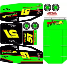 Traxxas KIPPS  1 X 18 MUDBOSS EDM TRAXXAS SLASH COLE TRICKLE DAYS OF THUNDER THEMED WRAP