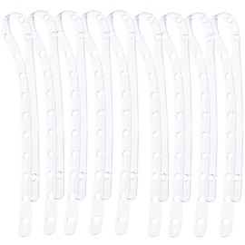 20pcs Display Hanger Strips Coordinate Heavy Weight with Holes Space Saving Hangers Stable Closet Hanger Connector Organizers for Clothes Hanging Accessories
