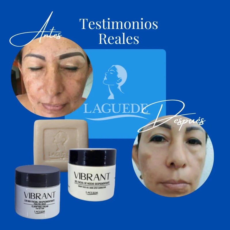 Crema Facial Despigmentante Día.mixta A Grasa 50gr. Laguede