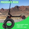 NIGOOLATA 2.80/2.50-4 Inner Tube with Bent Valve Stem (2 Pack)