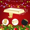 Guojanfon Christmas Stocking Holders Mantel Stocking Hangers Metal Hanging Hooks