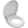 Huttdmel Toilet Seat Round with Toddler Seat 16.5 Inch &