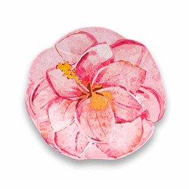 Tarhong TT20748976 Palermo Tropical Flower Salad Plate, 9.1 inches (23 cm), Dish, Break-Resistant, Melamine Tableware, Plastic, Dishwasher Safe, One-Plate, Stylish, Cute, Lightweight, Outdoor, Camping