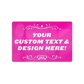 BuildASign Custom Car Magnet- 12" x 18", Hot Pink
