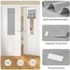 HOMEIDEAS Blackout Linen Sidelight Curtains for Front Door, Side Door