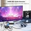 HDMI ARC Audio Extractor Converter, 192KHz ARC Audio Extractor Output